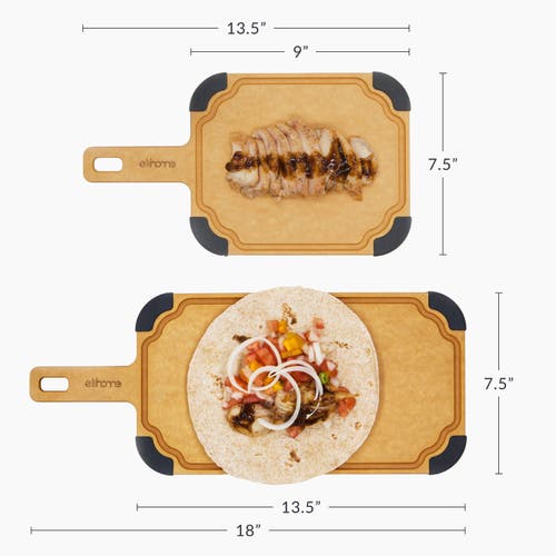 Eli Home Paddle Series Cutting & Serving Board 2-in-1 Set