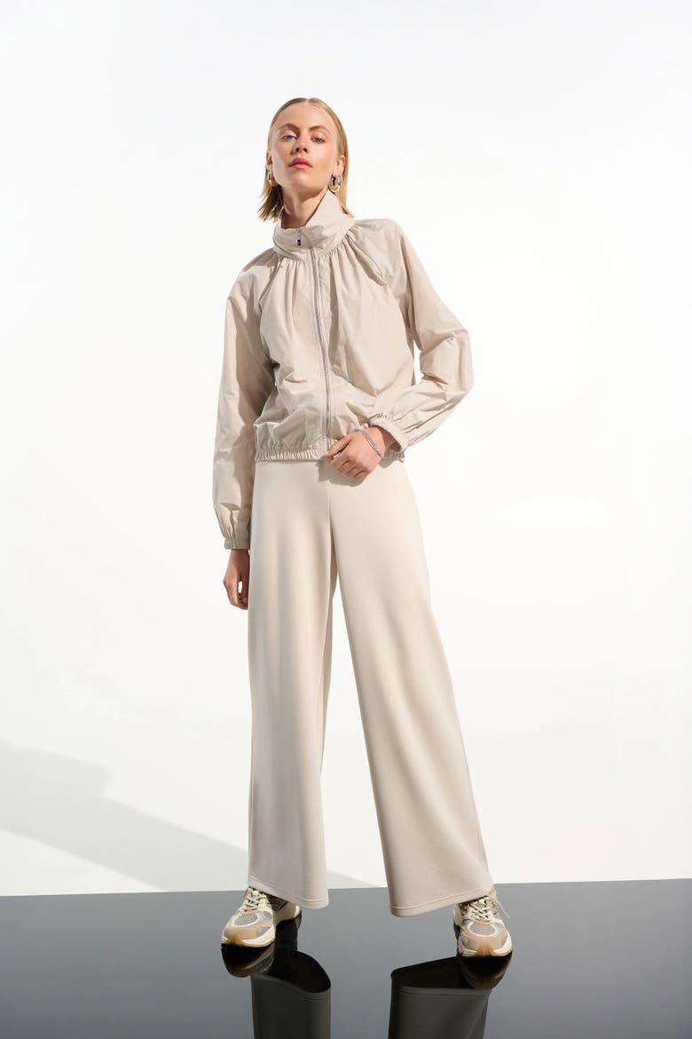 Memory Cocoon Outdoor Jacket With Funnel Collar, Alternate, color, Moonstone