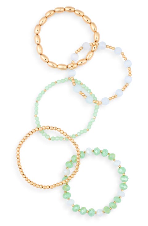 Assorted 5-Pack Stretch Bracelets
