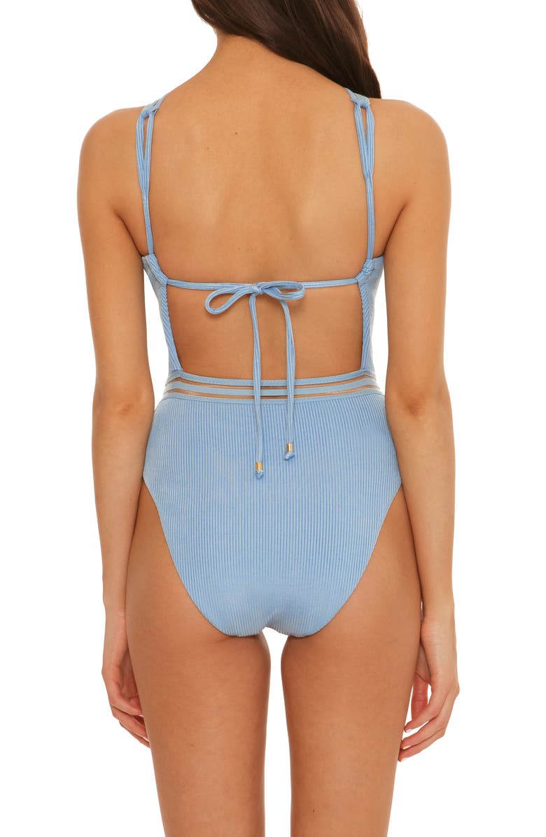 Isabella Rose Queensland High Leg One-Piece Swimsuit, Alternate, color, 
