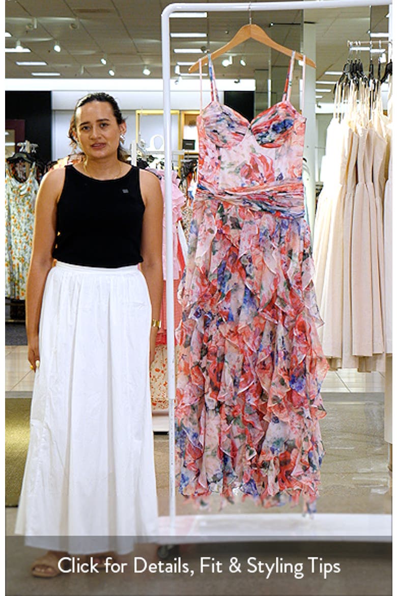 Lux Ruffle Evening Gown video