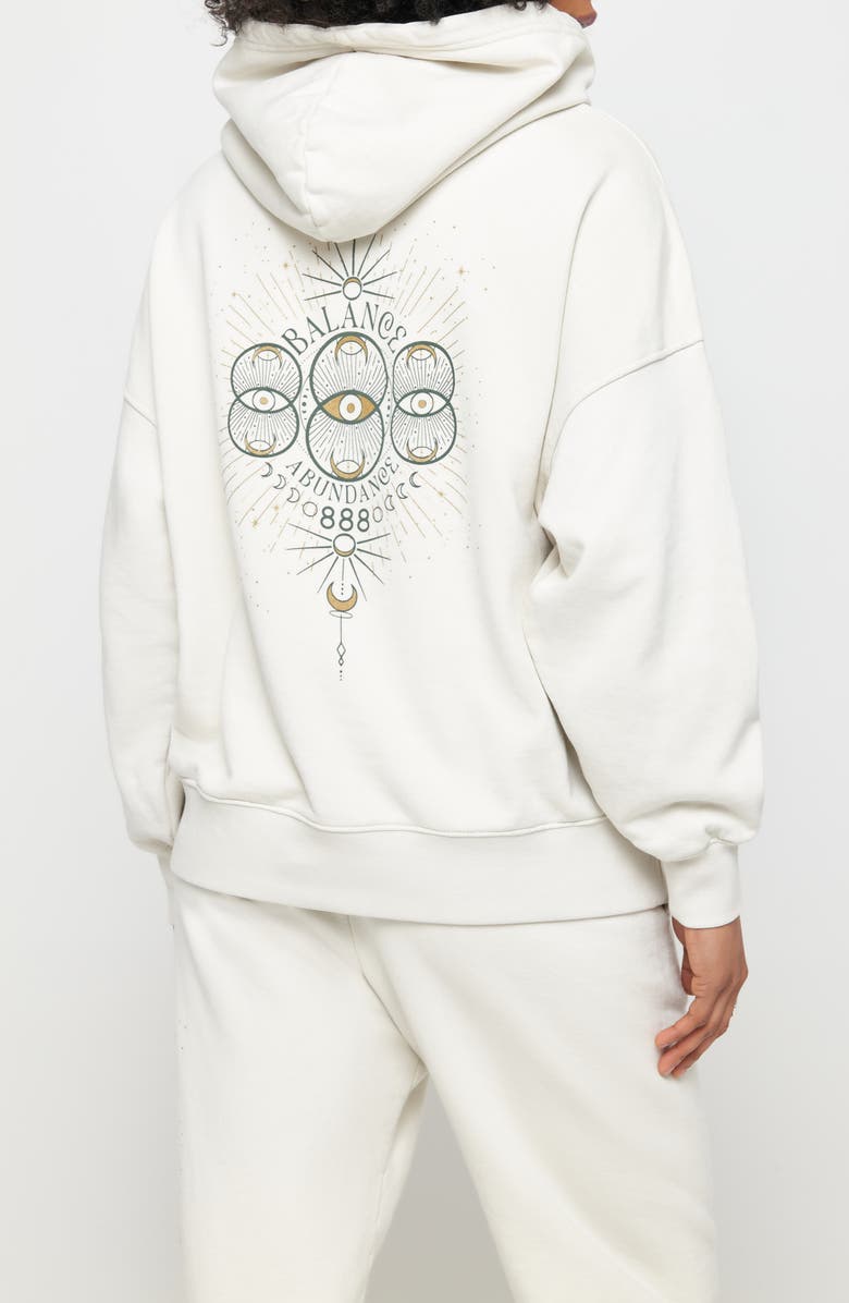 Spiritual Gangster 888 Balance Cotton Graphic Hoodie, Alternate, color, 