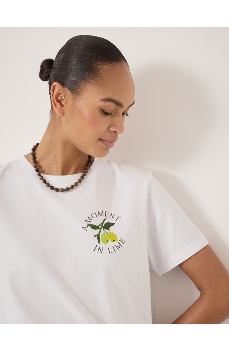 Hush 100% Cotton Short Sleeve T-shirt, Alternate, color, White
