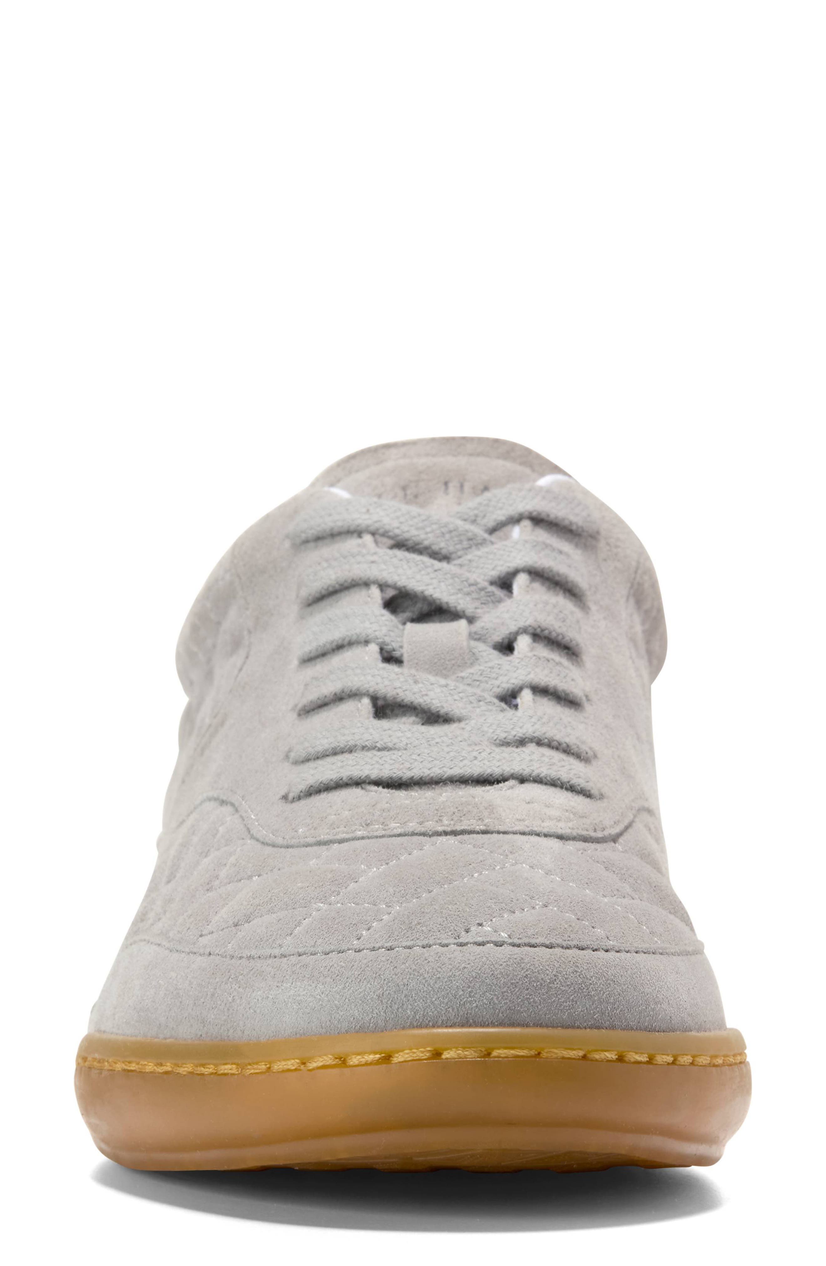 Cole Haan GrandPro Jazlyn Sneaker, Alternate, color, Frost Gray Suede/ White Ltr