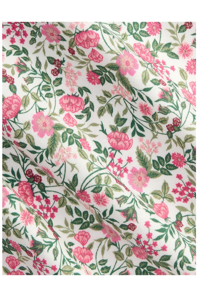 Floral Cotton Polo Dress & Bloomers Set, Alternate, color, SYLVAN FLORAL