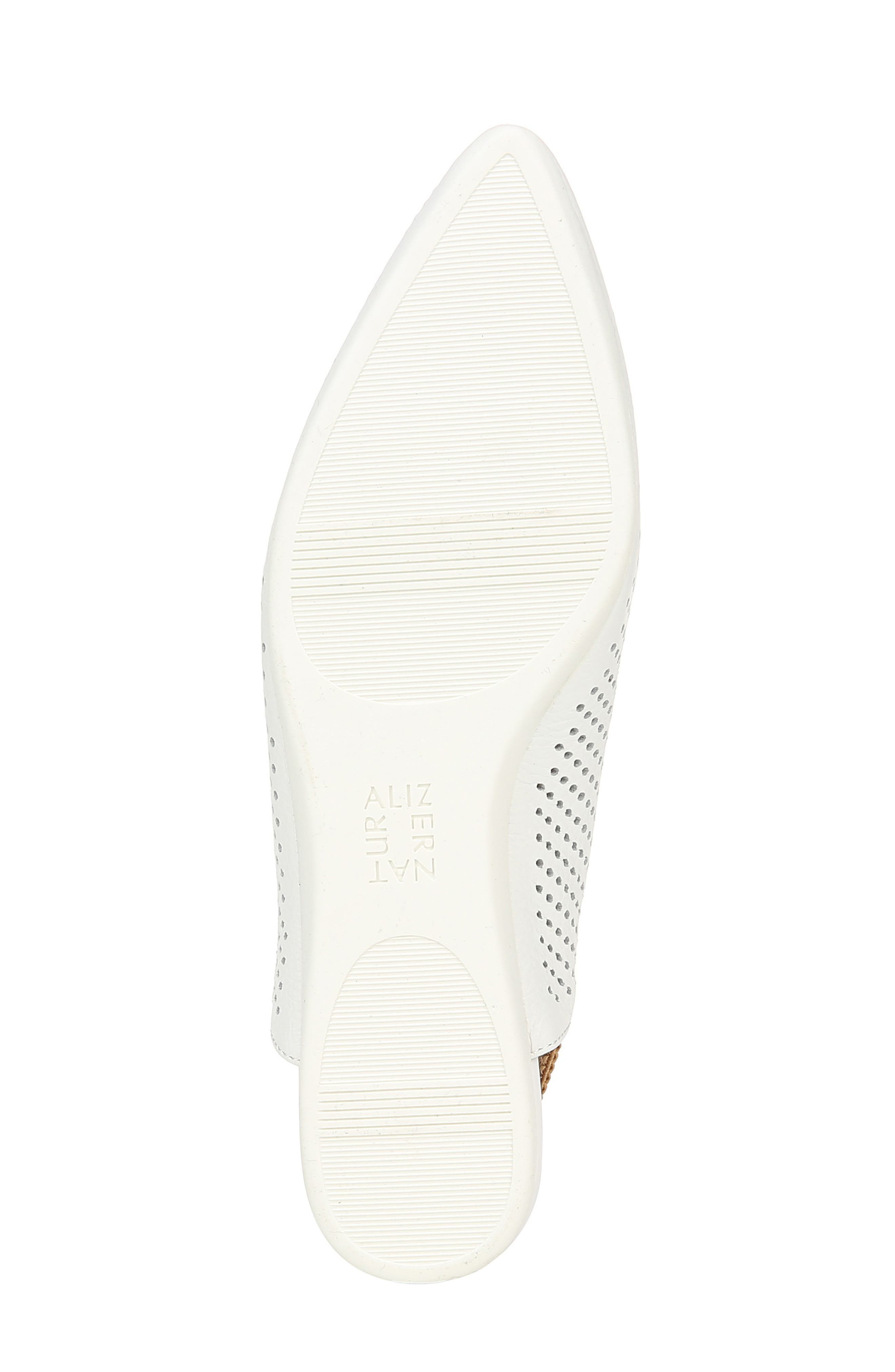 Rory Flat, Alternate, color, WHITE LEATHER