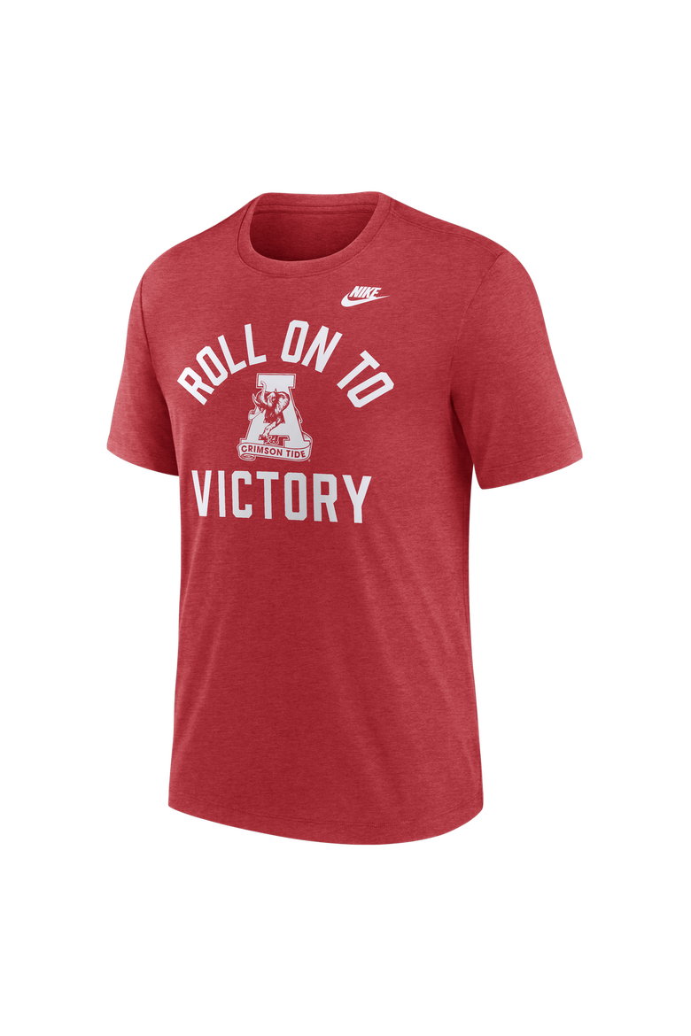 Men's Nike Heather Crimson Alabama Crimson Tide Legacy Mantra Tri-Blend T-Shirt, Alternate, color, Crimson