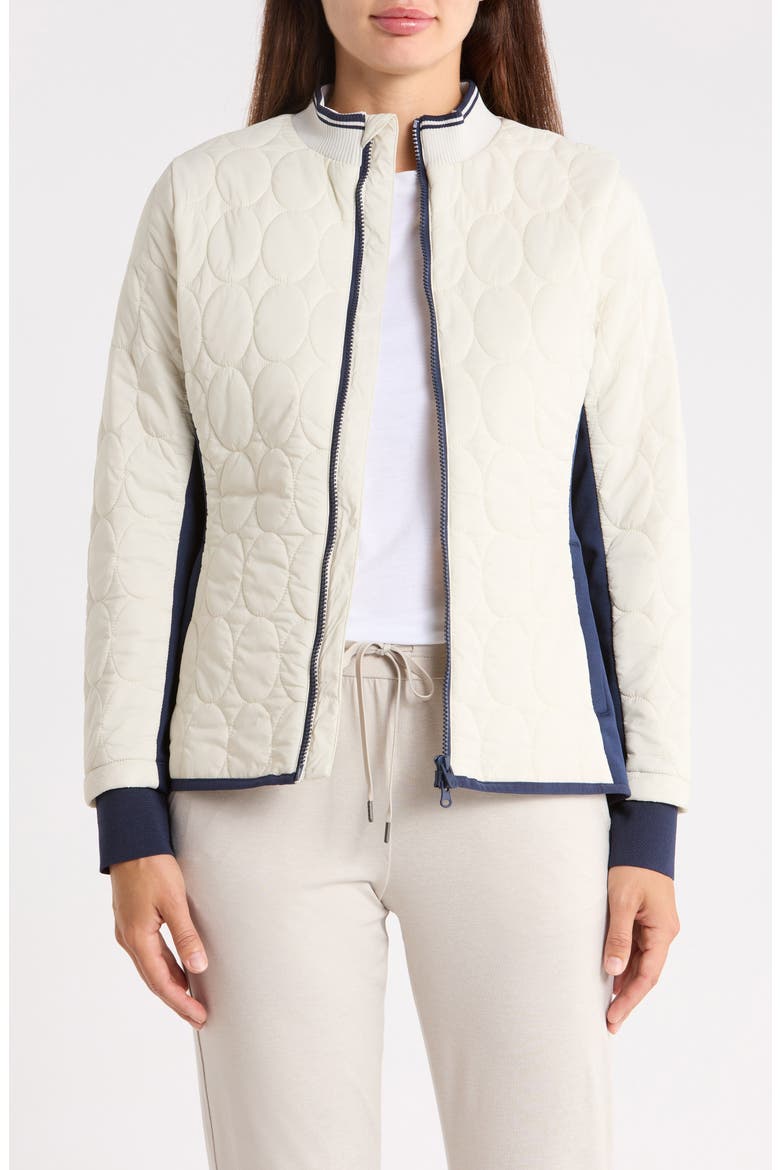 Quilted Puffer Jacket, Main, color, SILVER BIRCH