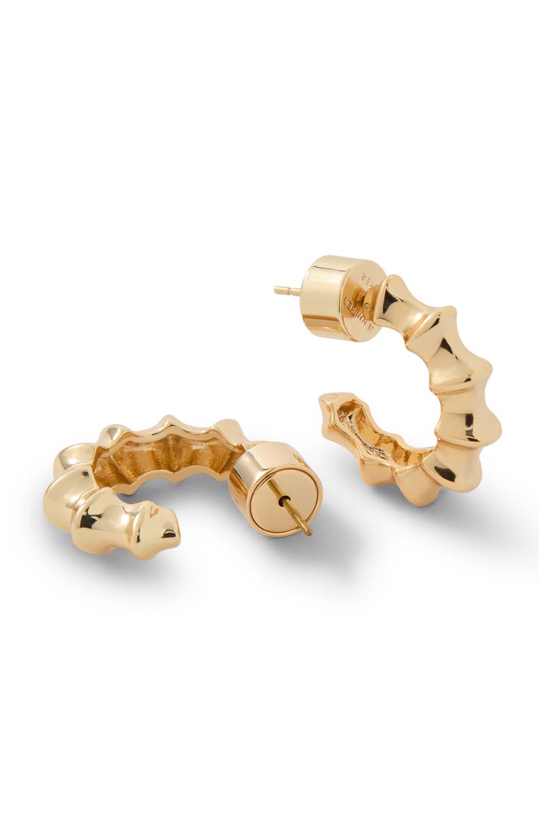 Murphy Mini Hoop Earrings, Main, color, YELLOW GOLD