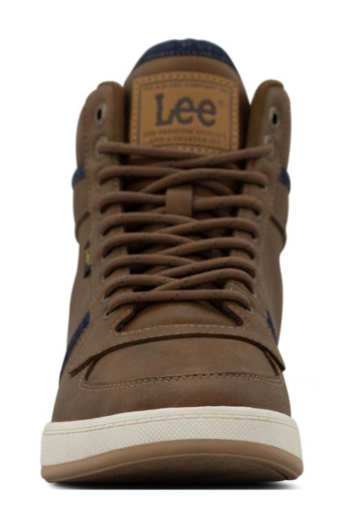 Lee Dayton High Top Sneaker In Brown