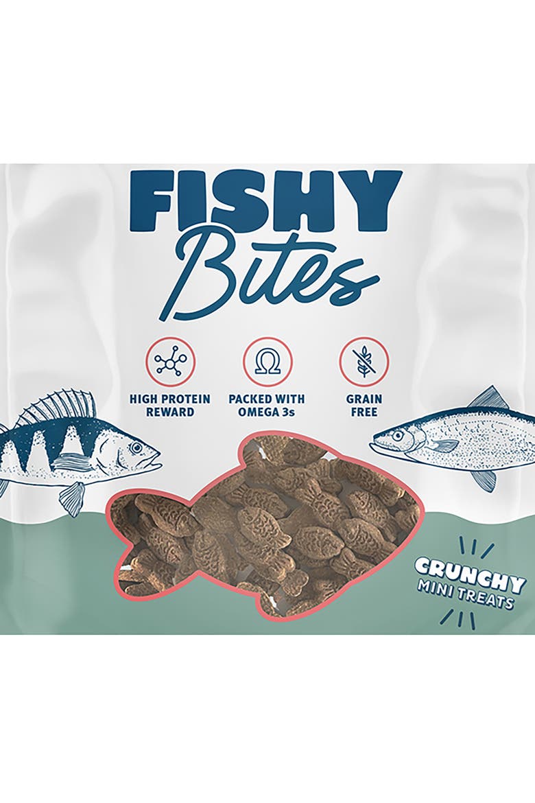 Fishy Bites Perch & Herring  2oz Dog Treats, Alternate, color, Multicolored