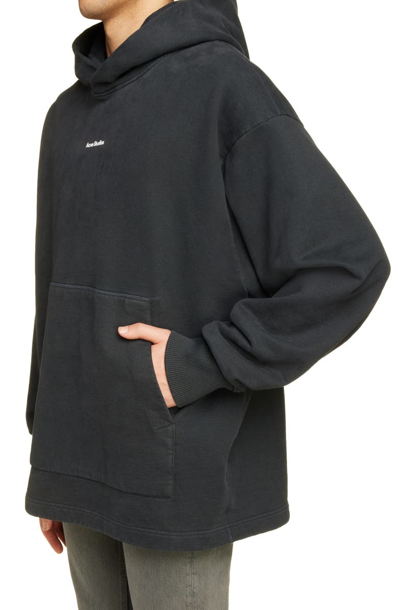 Acne Studios Logo Hoodie, Alternate, color, 