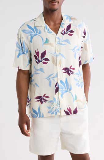 Relaxed Fit Floral Camp Shirt