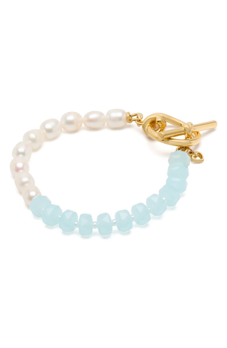 Kate Spade New York ropes & knots toggle bracelet, Alternate, color, Cream/Blue