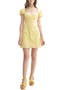Puff Sleeve Gingham Minidress