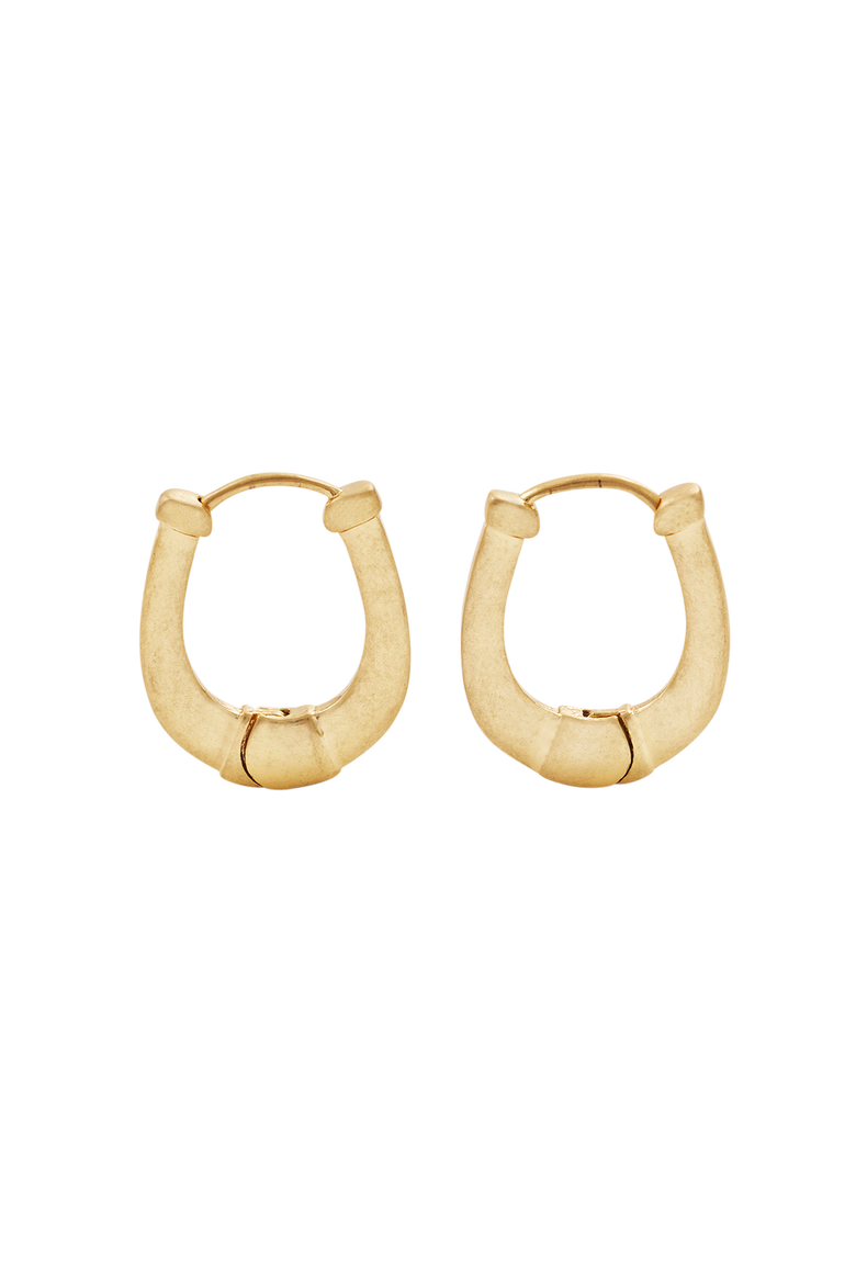 Lucky in Love Hoop Earrings, Alternate, color, Gold