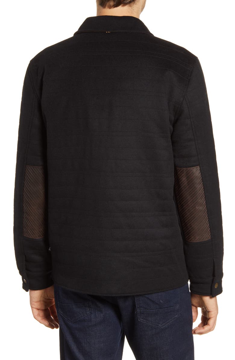 Billy Reid Trey Standard Fit Wool & Cashmere Down Jacket, Alternate, color, 