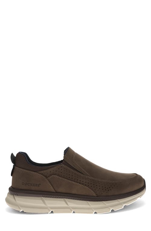 Dockers Mens Go-time Active Rebound Slip-on Sneaker In Brown