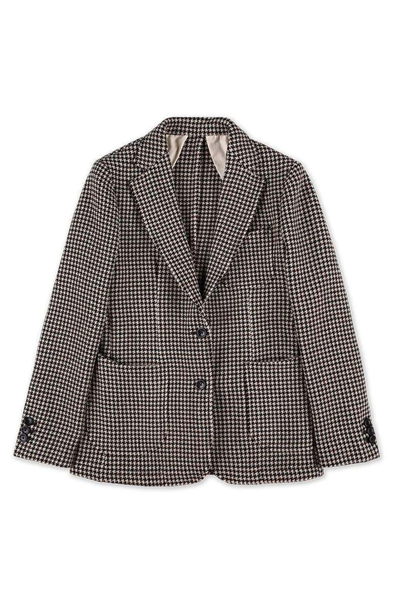 Fortela Benjamin Classic Flannel Houndstooth Jacket, Main, color, Mix