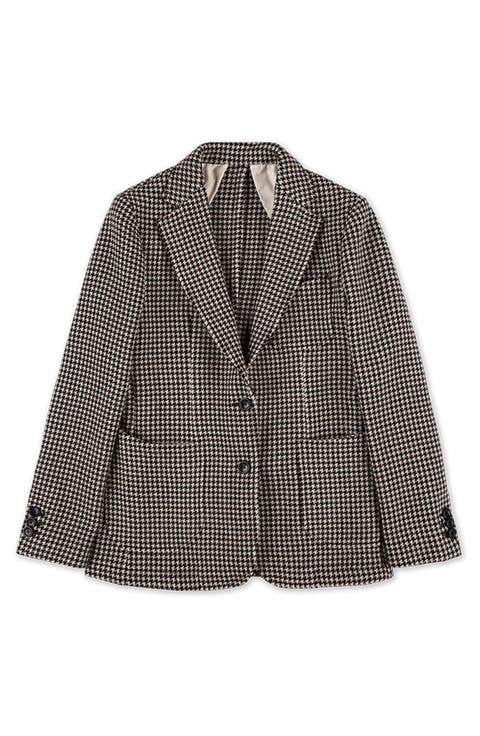 Benjamin Classic Flannel Houndstooth Jacket