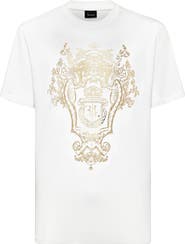 BILLIONAIRE T-Shirt Round Neck Logo Crest Men