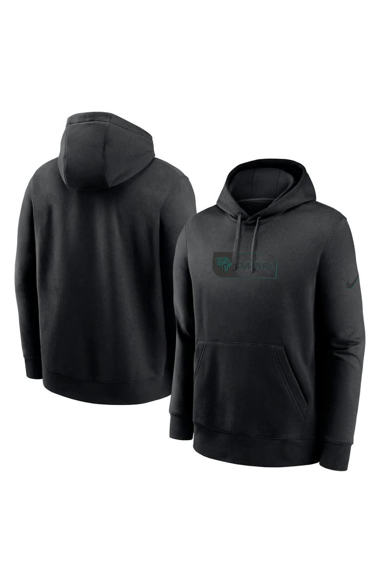 Nike Men's Nike Black Jacksonville Jaguars Edge Pack French Terry Club Pullover Hoodie, Main, color, Black