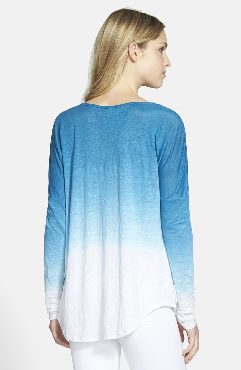 VELVET by Graham & Spencer Ombré Long Sleeve Tee, Alternate, color, 