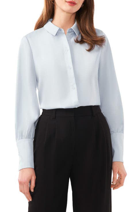 Woven Button Front Shirt