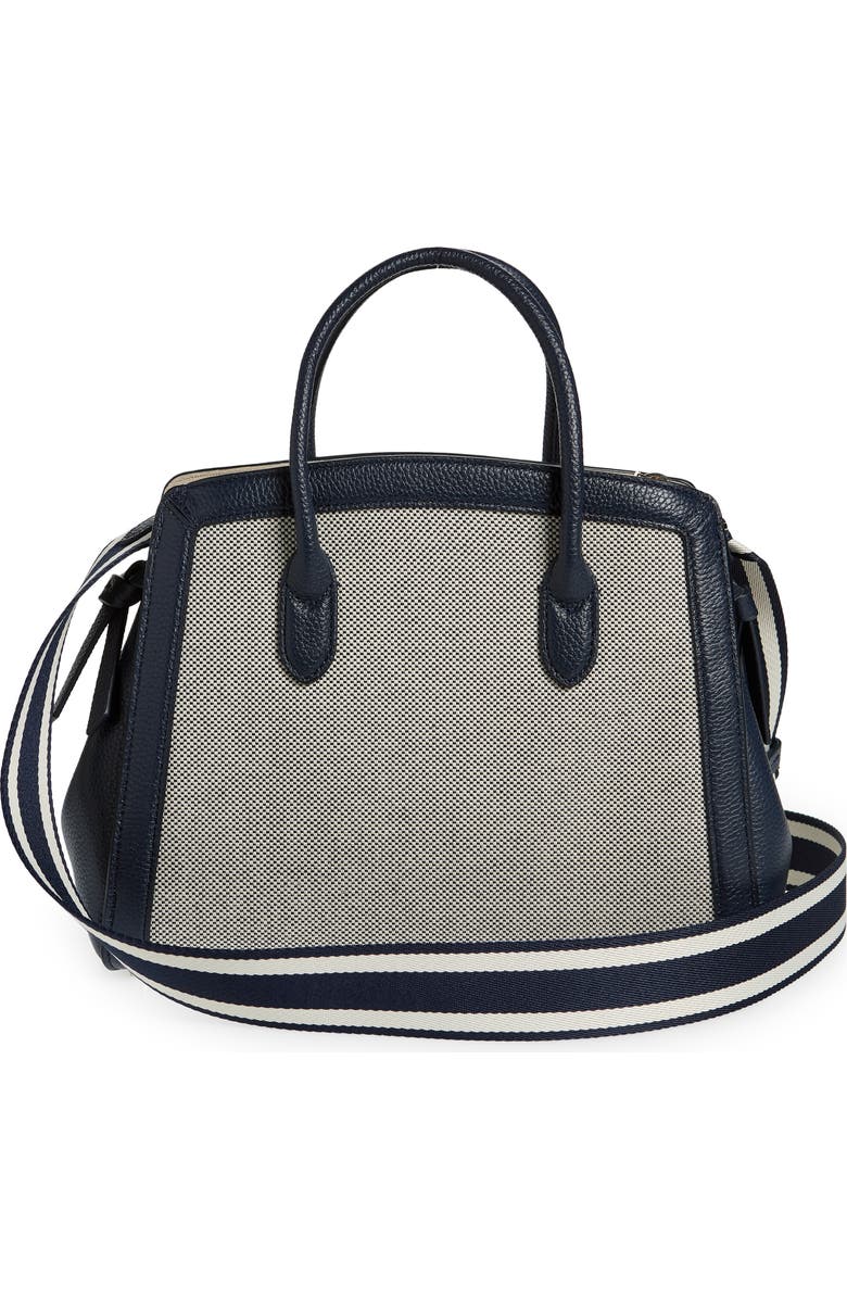 Kate Spade New York knott medium woven canvas satchel, Alternate, color,