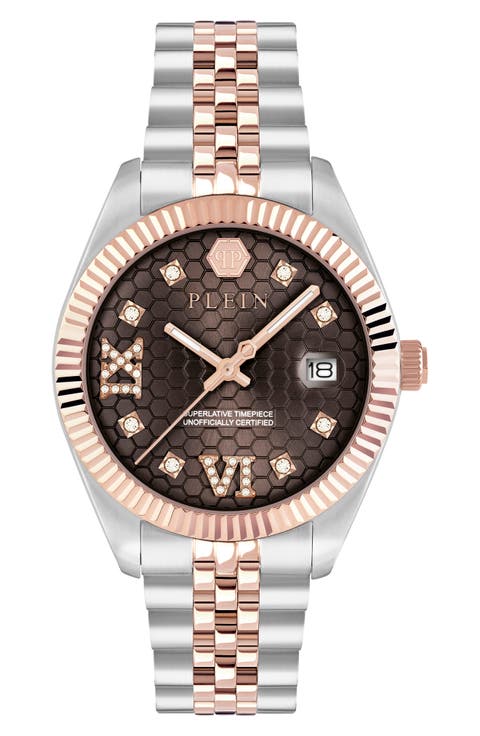 Date Superlative Bracelet Watch, 34mm