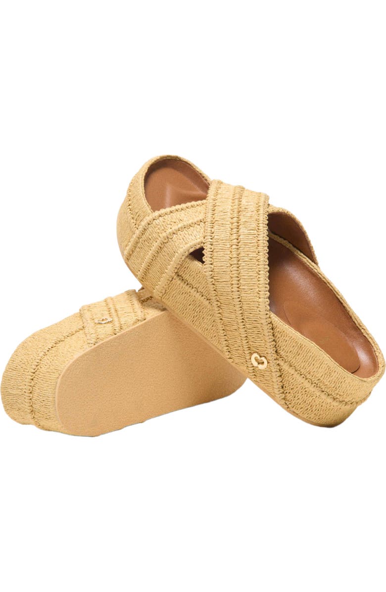 maje Platform sandals, Alternate, color, Beige