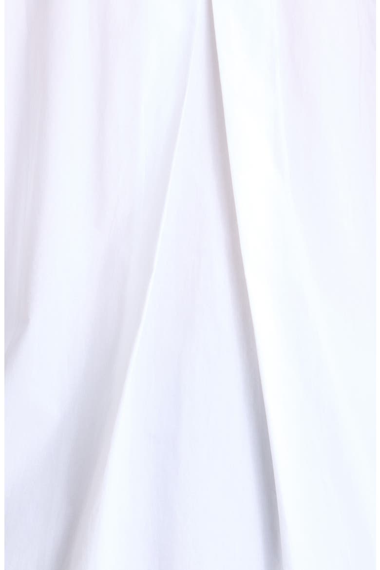 Pleated Poplin Shirt, Alternate, color, WHITE