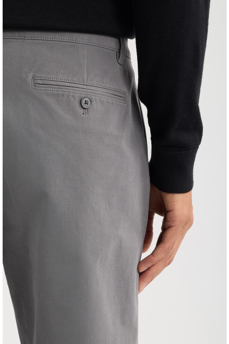 Slim Fit Washed Chino Pants, Alternate, color, GREY CASTLEROCK