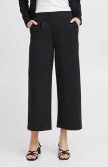 ICHI Pull-On Wide Leg Pants