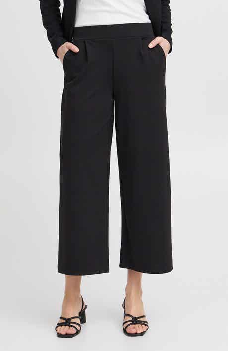 ICHI Pull-On Wide Leg Pants