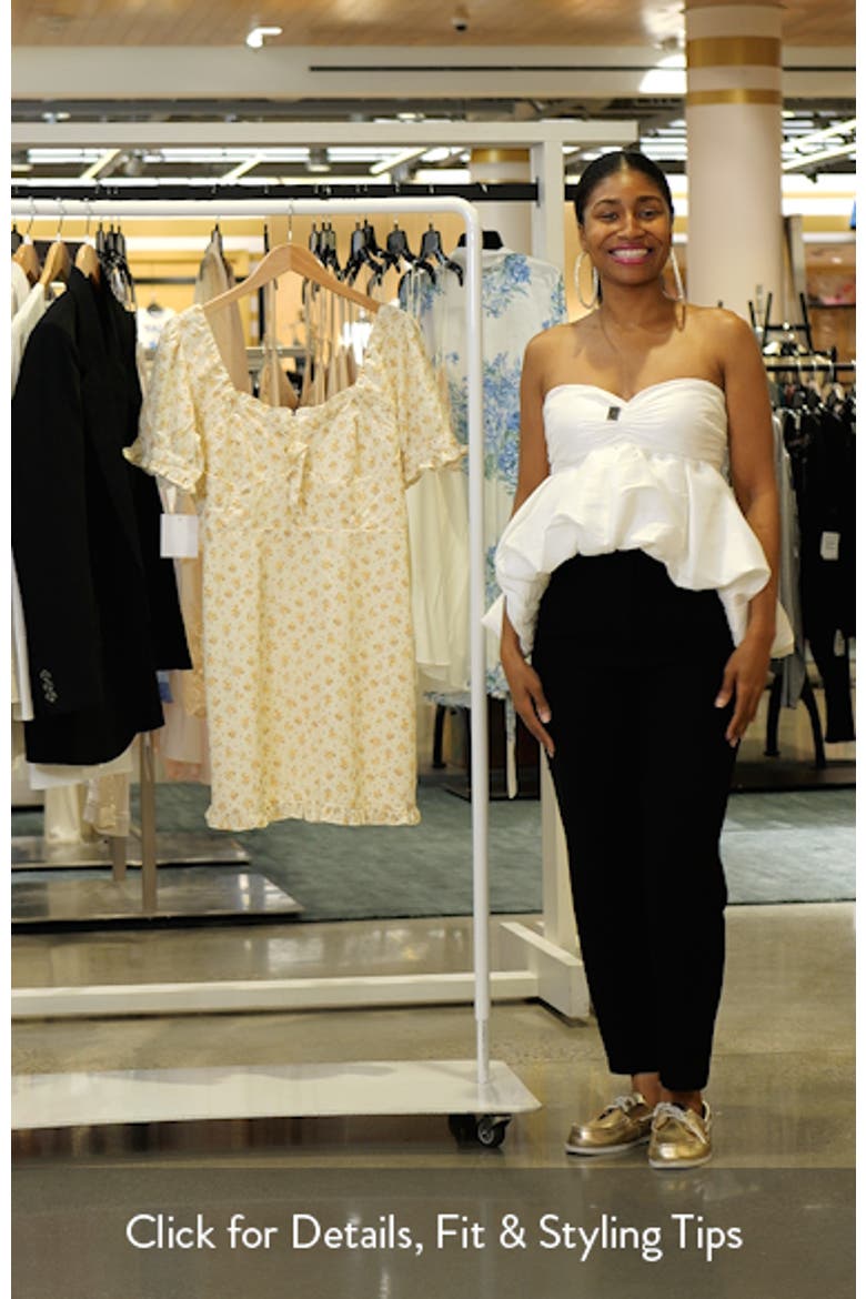 Joss Floral Puff Sleeve Minidress video