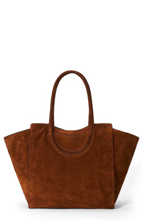 Maude Suede Tote Bag