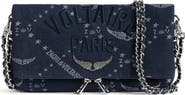 Zadig & Voltaire Rock Denim Monogram Crossbody Bag