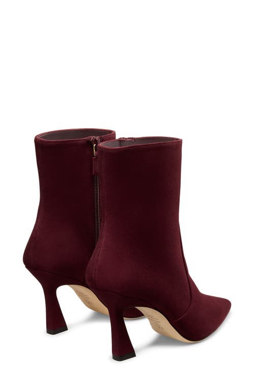 Stuart Weitzman Vinnie 85 Zip Bootie In Red