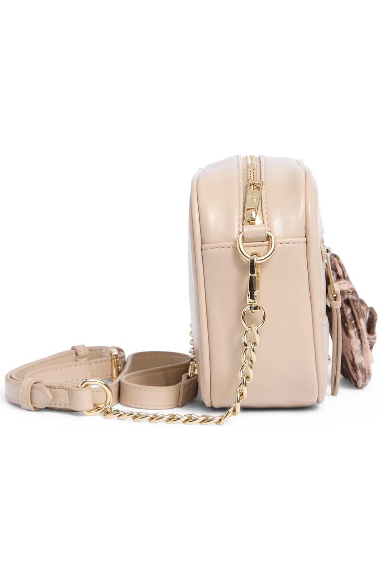 Madden Girl Kids' Faux Leather Camera Bag, Alternate, color, Taupe