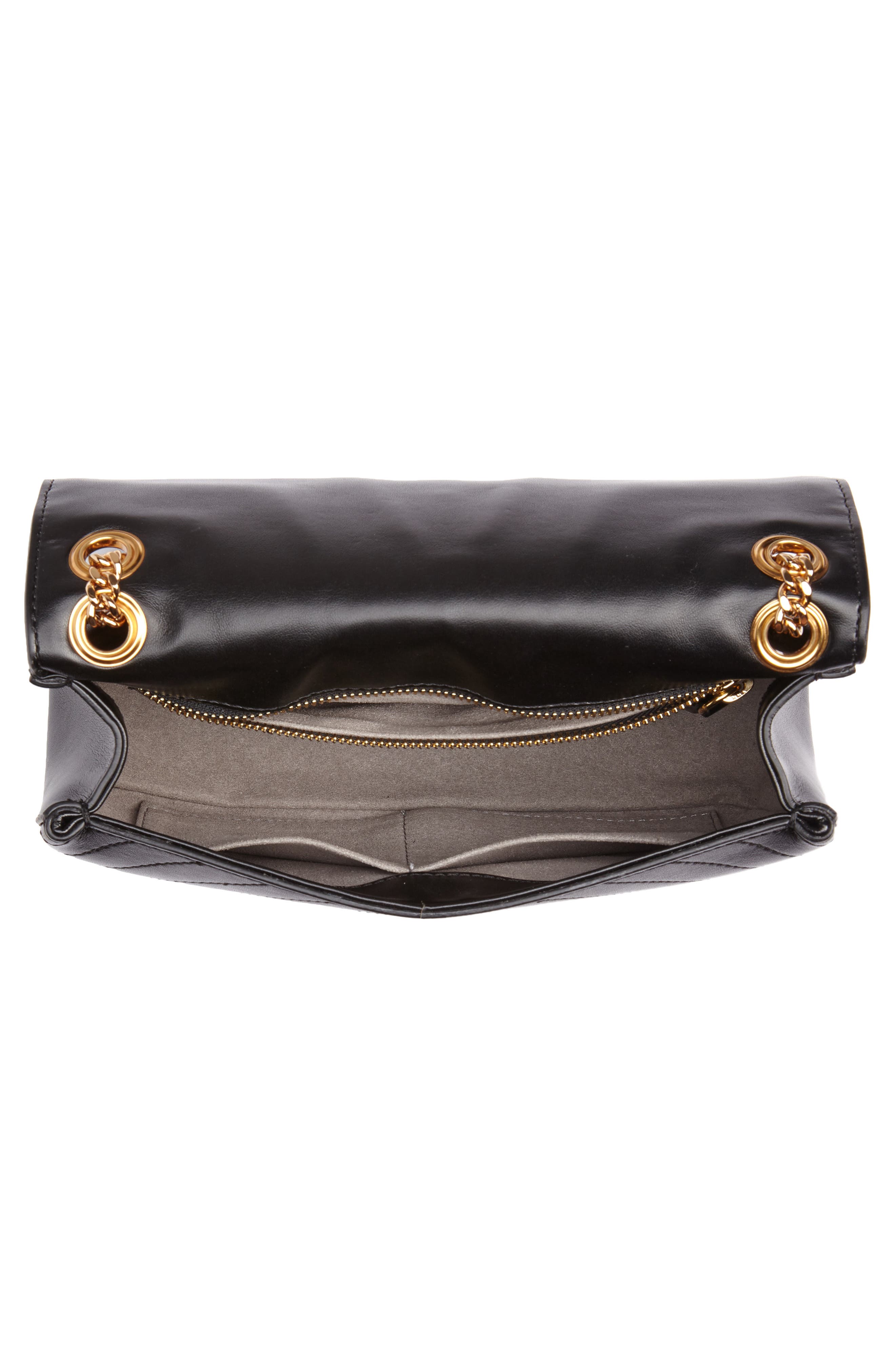 Stella McCartney Star Faux Leather Crossbody Bag, Alternate, color, 