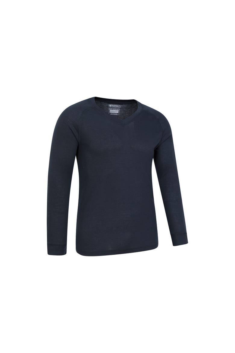 Talus V Neck Thermal Top, Alternate, color, Navy