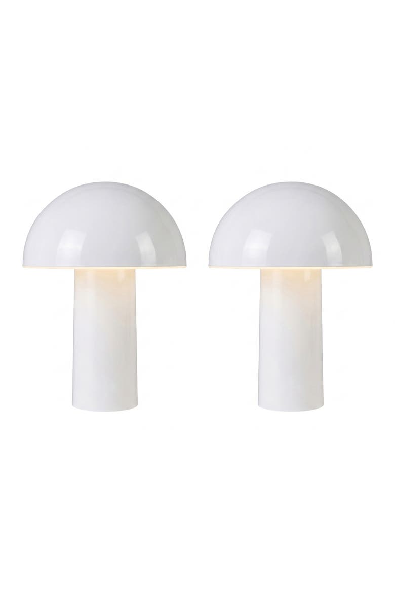 Celia Rechargeable Cordless LED Desk Lamps, Set of 2, Main, color, Cream
