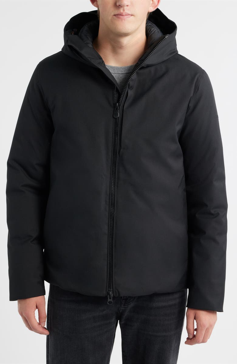 Save The Duck Barnaby Hooded Jacket, Alternate, color, Black