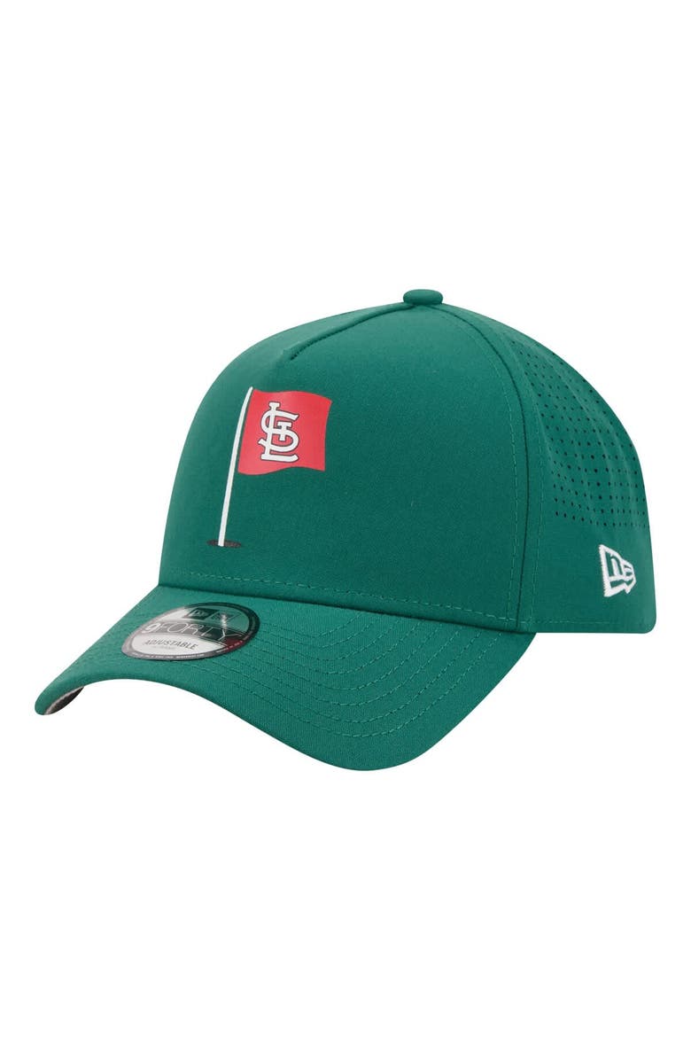 New Era Men's New Era Green St. Louis Cardinals Pin Seeker 9FORTY A-Frame Adjustable Hat, Alternate, color, Green