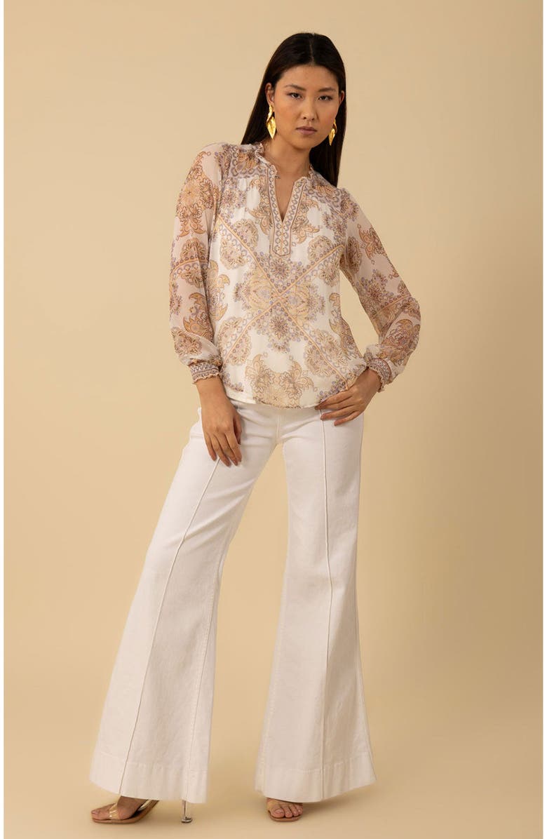Hale Bob Renata Silk Top, Alternate, color,