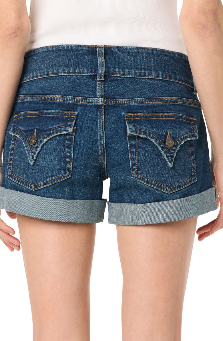 Hudson Jeans Ruby Mid Thigh Denim Shorts, Alternate, color, Rapture