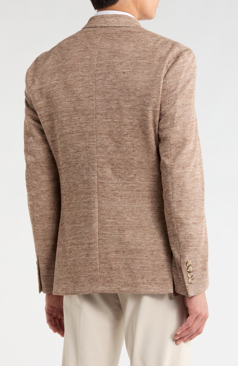JB Britches Two Button Side Vent Patch Pocket Jacket, Alternate, color, Tan