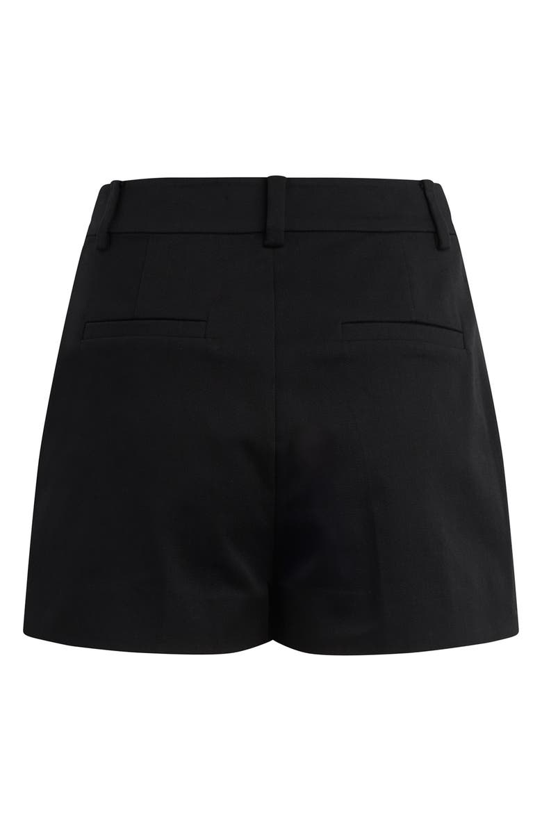 Favorite Daughter Stretch Cotton Blend Twill Shorts, Alternate, color, Black