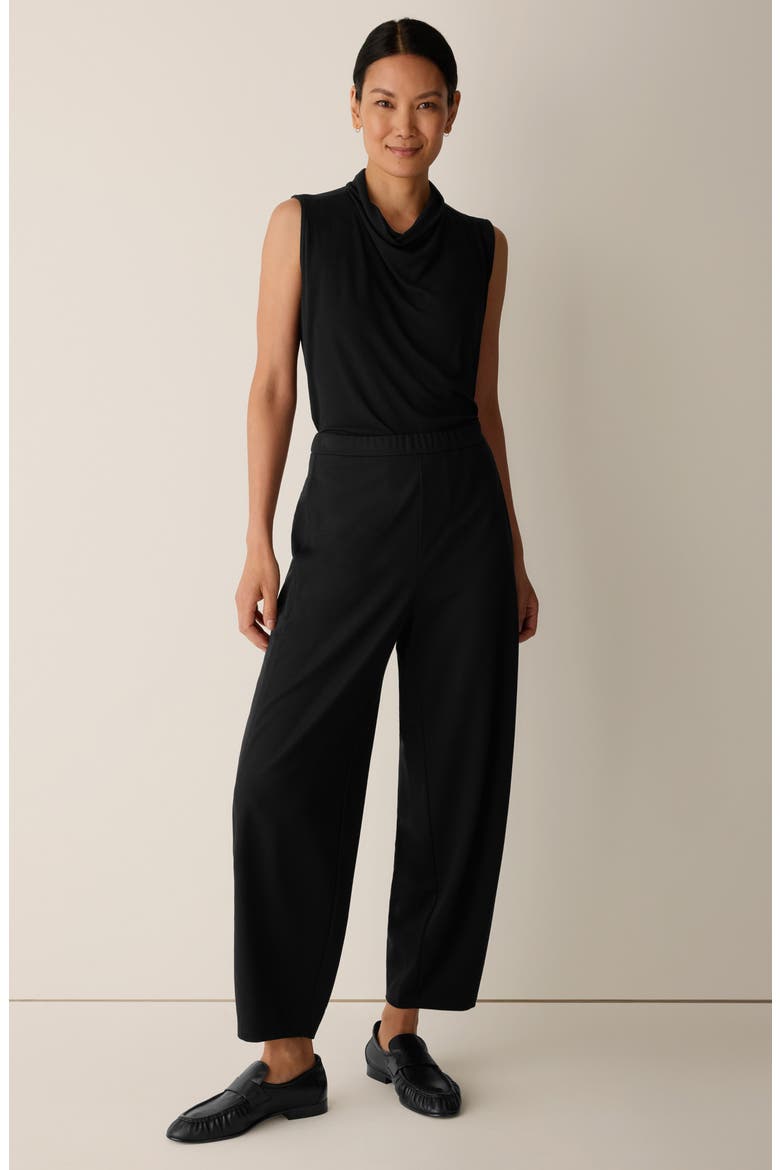 Ankle Lantern Pants, Alternate, color, BLACK